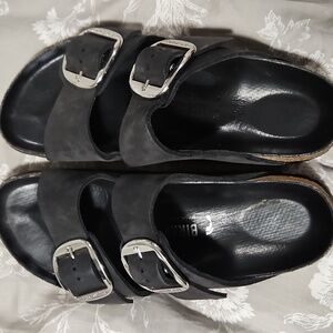Birkenstock Black Double Buckle Sandals